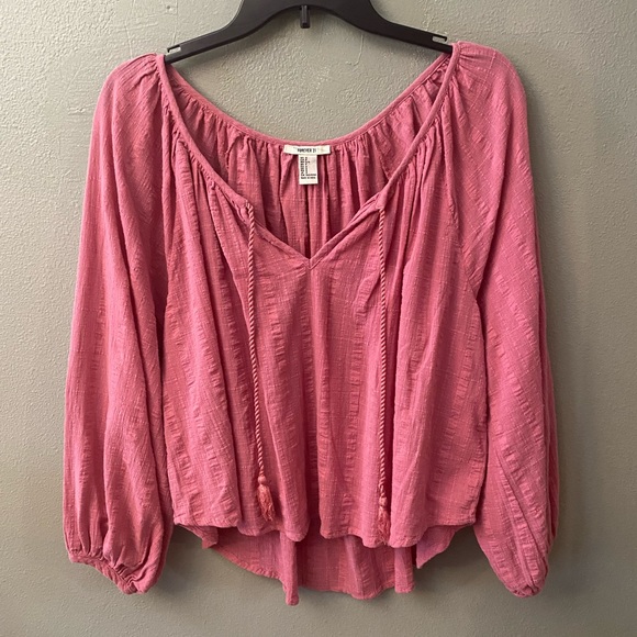 Bishop sleeve blouse forever 21 Clearance
